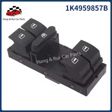 1K4959857B Electric Power Master Window Switch Button For VW Golf 5 Golf 6 Jetta MK5 Mk6 Tiguan Tour