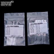 16Value Each 40PCS 0201 0402 capacitor smd kit 1pf 1uf 10uf   100NF 2.2UF 220PF 47PF