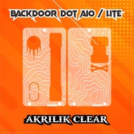 Backdoor Dot Aio V2 Lite Panel Akrilik Transparant