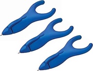 PenAgain ErgoSof Pen Ehlers-Danlos Arthritis Carpal Tunnel Pain Relief Blue (00021), 3 PACK