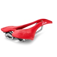 Selle SMP F20C s.i. leather saddle, Red