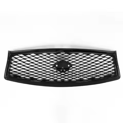 YL-Q50-01-02B for Infiniti 14 model Q50 grille, high-end configuration. Full high gloss black OE 623