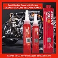 GAP FILLED 0.25mm Loctite 518 50ml metal GASKET sealant RED paste screw bolt nut TRANSMISSION GEAR M
