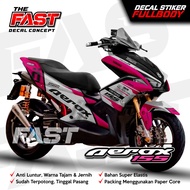 Decal Sticker Variasi Fullbody Aerox 155 VVA Old Ohlins Racing - Dekal Stiker Aerox New Decal Stiker