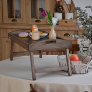 Coffee Table for summer picnics, Wood Dining Tables / Small Folding Table