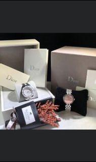 Christian Dior 白色陶瓷鑽石手錶 保證真品 J12參考