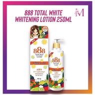 888 Total White Whitening Body Lotion 250ml with SPF123 l Body Lotion