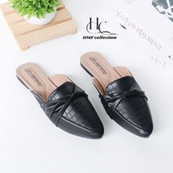 HMF Zopima Flat Slop Shoes Rubber SoleWanita CM02