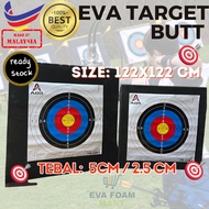 Archery Target Butt EVA foam 122x122cm x 2.5cm/5cm FREE Target Face