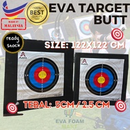 Archery Target Butt EVA foam 122x122cm x 2.5cm/5cm FREE Target Face