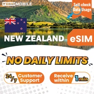 [Yoho] New Zealand eSIM No Daily Limit 3GB 5GB 10GB 30 Days Yoho Mobile Official Store