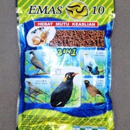 Emas 10 Makanan Burung 3 in 1 (Kasar) 500gm # Bird Food
