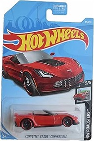Hot Wheels Corvette C7 Z06 Convertible, [red] 95/250 Roadsters 5/5