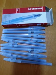 Stabilo Liner 10支裝 藍色原子筆