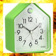 Seiko Clock Alarm Clock Nature Sound Analog Switchable Alarm PYXIS Green NR434M SEIKO