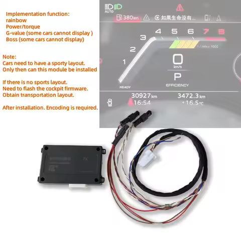 For Audi S4 S5 S6 S7 C8 S3 A3 S3 8Y TTS Dolphin Rainbow Module Power and Torque