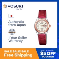 CITIZEN Automatic PD7164-09A Crystal JMADE Day Date White Silver Pink Gold Red Leather Wrist Watch For Woman from YOSUKI JAPAN / PD7164-09A (  PD7164 09A PD716409A PD71 PD7164- PD7164-0 PD7164 0 PD71640 )
