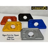 HYPERTECH CNC TAPAK ADJUSTER DUAL TONE (sepasang) UTK HYPERTECH ARM CNC Y15 RXZ