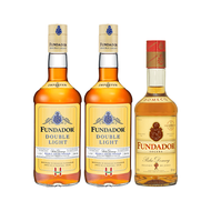2 Fundador Double Light 1L + FREE Fundador Solera 500ml