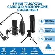 Fifine T730/K730 USB Cardioid Microphone Condenser Mic with Zero Latency &amp; 19mm Large Diaphragm Sound Quality