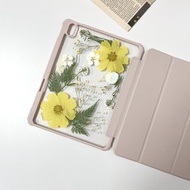 秋日黃花手工押花iPad殼 iPad Air 11寸 13寸 iPad Pro 11寸 13寸