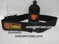 SARUNG HT LINMAS DAN IKAT PINGGANG LINMAS TERBARU KOPEL LINMAS TERMURAH