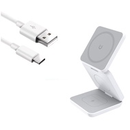 3-In-1 Wireless Charging Station Foldable Magnetic Wireless Charger Stand for for Watch for