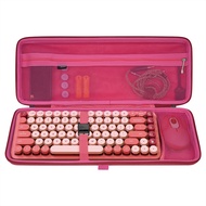 Geekria Keyboard and Mouse Combo Case Hard Shell Bag for Compact 84 Key Low Profile Gaming Keyboard
