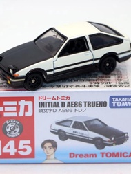 Tomy 145 Initial D AE86 Trueno Initial D Car Model Toy Ornaments Classic Limited Edition Car Model