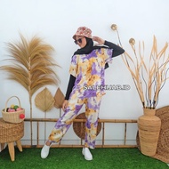 Pajamas One Set Short Sleeve / Pajamas Rayon Viscose Pastel Color Code S4 S5 S3 T5