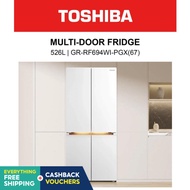 Toshiba JapanDi Series 526L Multi Door Fridge GR-RF694WI-PGX(67)