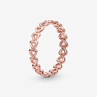 Pandora Band of Hearts Rings Original - ROSEGOLD cincin ori hadiah pcr