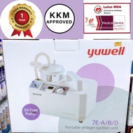 [MDA Approved] Yuwell Portable Phlegm Suction Pump 7E-A + Suction Catheter