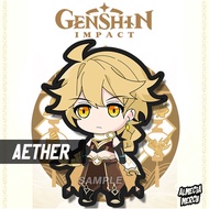 GANTUNGAN Aether Genshin Impact Keychain / Genshin Impact Keychain / Aether Character Keychain