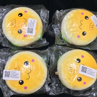 squishy slow rising ONSEN BUN HAMBURGER