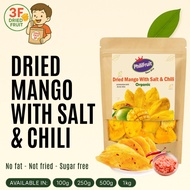 DRIED MANGO WITH SALT AND CHILI of 3F FOOD Dried Mango Salt Chili Spicy & Sour Snack 100G/250G/500G