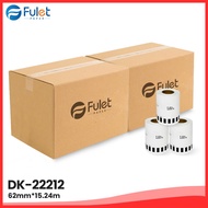 Continuous Length Film Tape Dk-22212  62mm*15.24m Compatible for Brother Label Printer 100 rolls