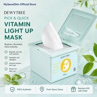 Dewytree Pick & Quick Vitamin Light Up Mask 30 Sheets Daily Skincare Korean Korean Skincare Ships fr