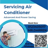 1.5HP Servicing and cleaning Aircond
