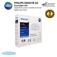 Philips LED Ceiling Downlight DN027B G2 17W 7 inch 4000K Semi White Inbow