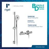 [Pre-Order] RIGEL Exposed Thermostatic Chrome Shower Mixer Set - Delivery End May [Bulky]