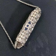 S925 sterling silver summer new evil eye necklace female fashion retro design devil eye necklace ret