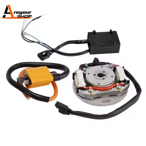 Ignition Coil Flywheel Rotor Stator CDI Kit for Kawasaki KX125 KX250 1974-1986