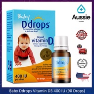 Baby Ddrops Liquid Vitamin D3 400 IU 90 Drops (2.5 ml)