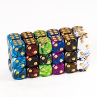 36 PCS D6 dice 16mm Acrylic 6 Sided Dice Game Dice for RPG MTG DND Dice Table Games and Board Games