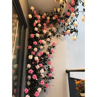 Artificial flower vines - 170cm rose vines for balcony decor (Price is for 1 vine)