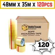 Hohotrade 1 Carton Opp Tape Salotape Cellophane Tape Fragile Tape Transparent Tape Packaging 12mm 24
