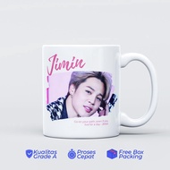 Jimin BTS Ceramic Mug/Jimin BTS Glass Merchandise/BTS KPOP Jungkook Jimin Souvenir