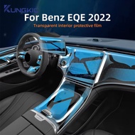 For Mercedes-Benz EQE 2022 Car Steering Wheel Panel Navigation Central Control Car Film Interior Acc