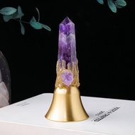 Meditation-focus Natural Crystals Wand Ornament Single Point-focus For Powerful Healing. Home/Office